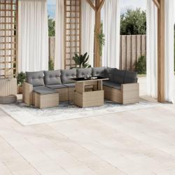 Chaises pliables de jardin avec coussins lot de 8 Bois d'acacia