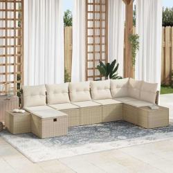 Chaises pliables de jardin avec coussins lot de 8 Bois d'acacia