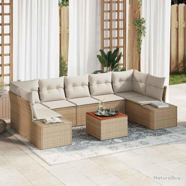 Ensemble de salle � manger pour jardin 5 pcs Gris et marron