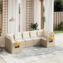 Chaises pliables de jardin lot de 8 avec coussins Bois d'acacia