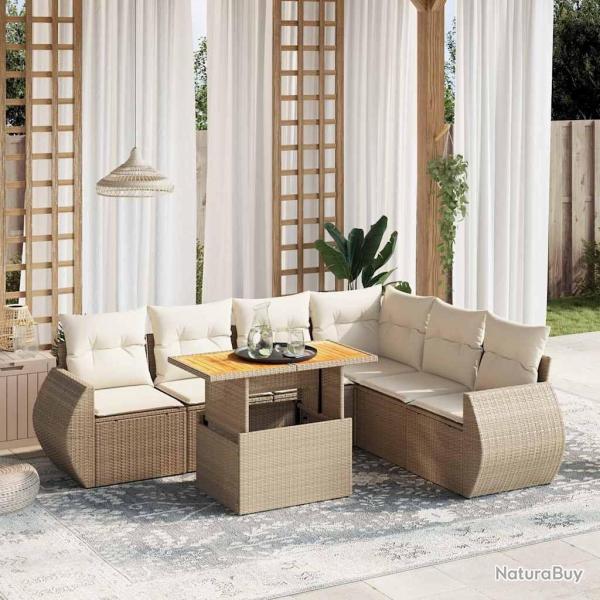 Chaises de jardin avec coussins taupe lot de 6 Bois teck massif