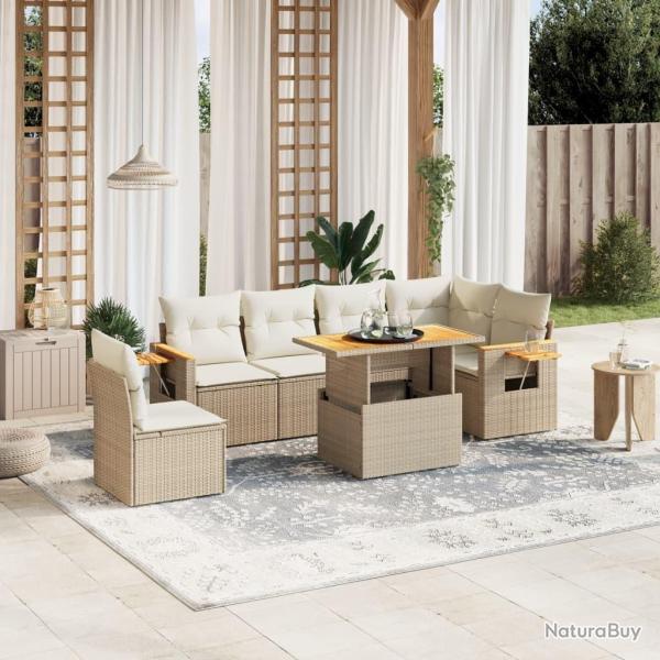 Chaises de jardin lot de 4 avec coussins noir r�sine tress�e
