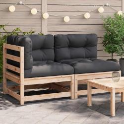 Ensemble &agrave; manger de jardin et coussins 11 pcs m&eacute;lange beige