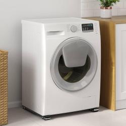 Chaises de jardin empilables avec coussins lot de 6 Teck solide