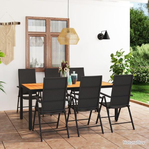 Ensemble de canap� de jardin 9 pcs Beige polyrotin