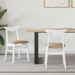 Salon de jardin 13 pcs avec coussins blanc bois de pin solide