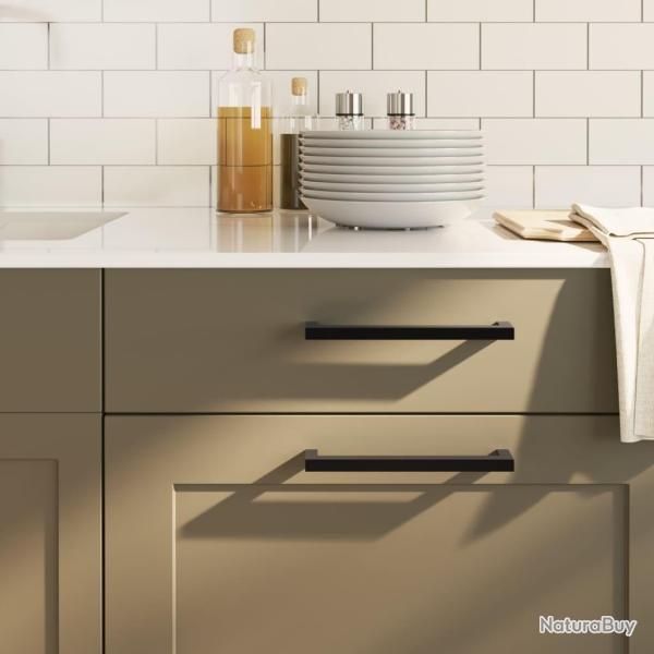 Ensemble � manger de jardin avec coussins 7 pcs Noir