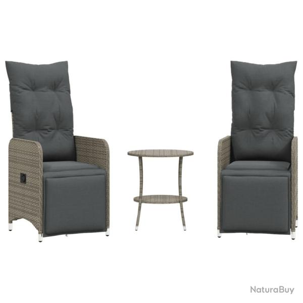 Chaises pliables de jardin lot de 6 avec coussins Bois d'acacia