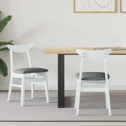 Salon de jardin 12 pcs avec coussins blanc bois de pin solide