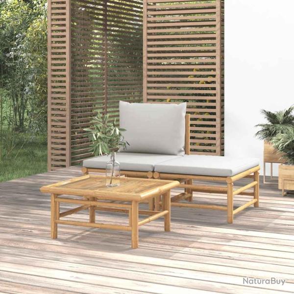Chaises de jardin lot de 8 avec coussins bleu Bois teck massif