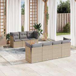 Chaises de jardin lot de 6 avec coussins Bois d'acacia solide