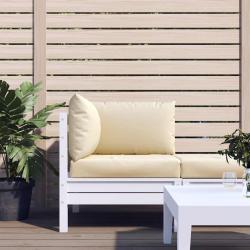 Ensemble de canap&eacute; de jardin 8 pcs Beige Poly rotin