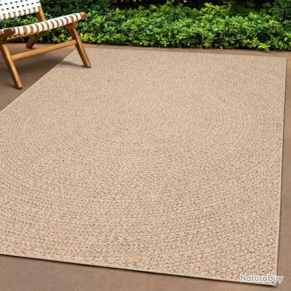 Ensemble de canap� de jardin 6 pcs Beige Poly rotin
