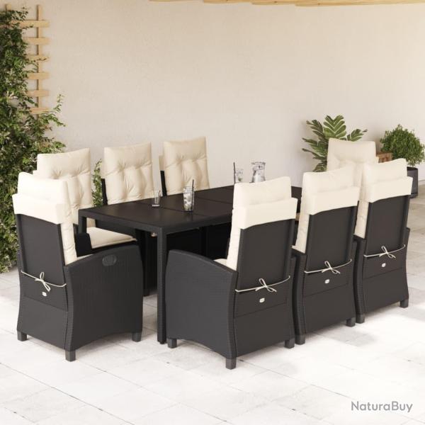 Ensemble de canap� de jardin 6 pcs Gris clair Poly rotin