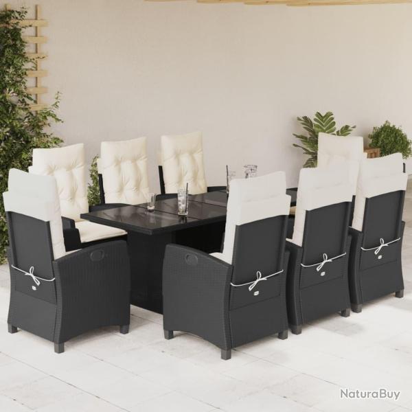 Ensemble de canap� de jardin 6 pcs Gris clair Poly rotin