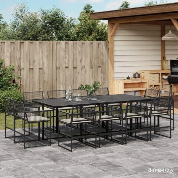 Ensemble de canap� de jardin 5 pcs Gris clair polyrotin