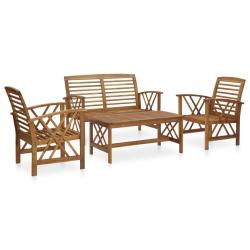 Ensemble de canap&eacute; de jardin 8 pcs Marron Poly rotin