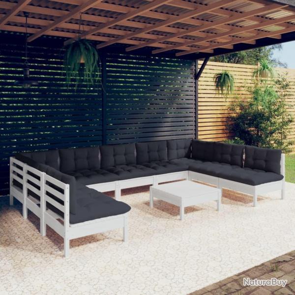 Ensemble de canap� de jardin 7 pcs Marron Poly rotin