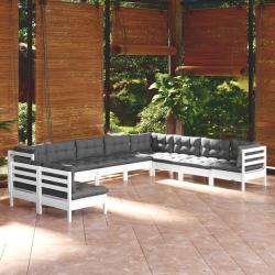 Ensemble de canap&eacute; de jardin 7 pcs Marron Poly rotin