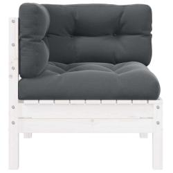 Ensemble &agrave; manger de jardin avec coussins 5pcs Beige poly rotin