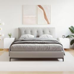 Salon de jardin avec coussins 9 pcs beige r&eacute;sine tress&eacute;e