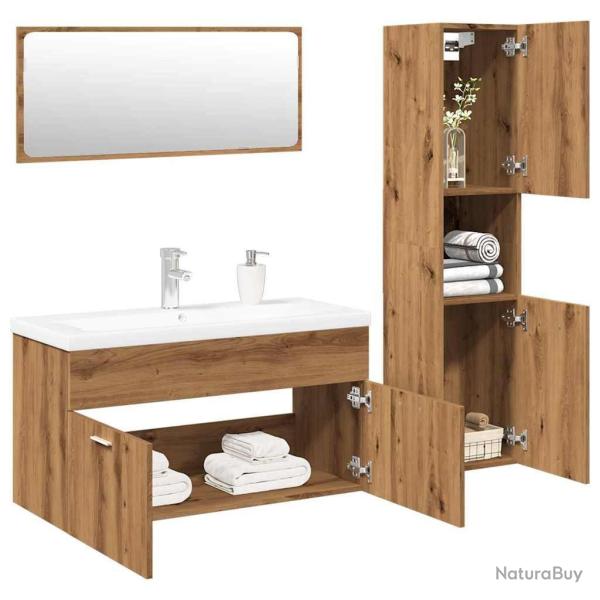 Ensemble de Canap�s 8 pcs Marron et blanc polyrotin