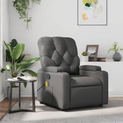 Ensemble de canap&eacute; de jardin avec coussin 14 pcs Gris polyrotin