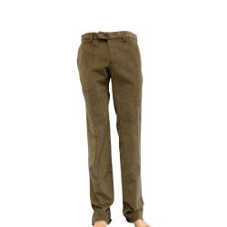 PANTALON VELOURS MARTY CHAMOIS - 40 - NINO LORETTI