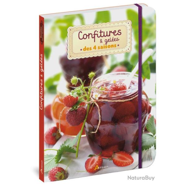 LIVRE CONFITURES GELEES 4 SAISONS - ARTEMIS