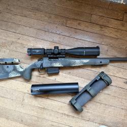 VENDS EXCEPTIONNELLE carabine SPRINGFIELD ARMORY 2025 Waypoint Evergreen Camo Carbone busy .308win