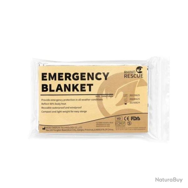 Couverture de survie isothermique Rhino Rescue 210 x 160 cm - Autre