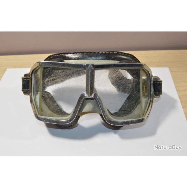 Lunette moto Vintage Climax 521 Motorcycle Aviation Padded Goggles 1960/170 reconstitution (10)