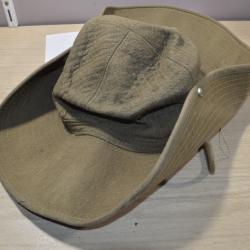 Beau chapeau de brousse arm&eacute;e fran&ccedil;aise Indochine / Alg&eacute;rie  a restaurer (10)