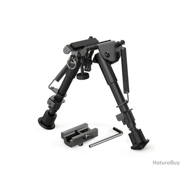 1� sans prix de r�serve - Bipied aluminium � fixation Picatinny et Grenadi�re - 15 � 23cm