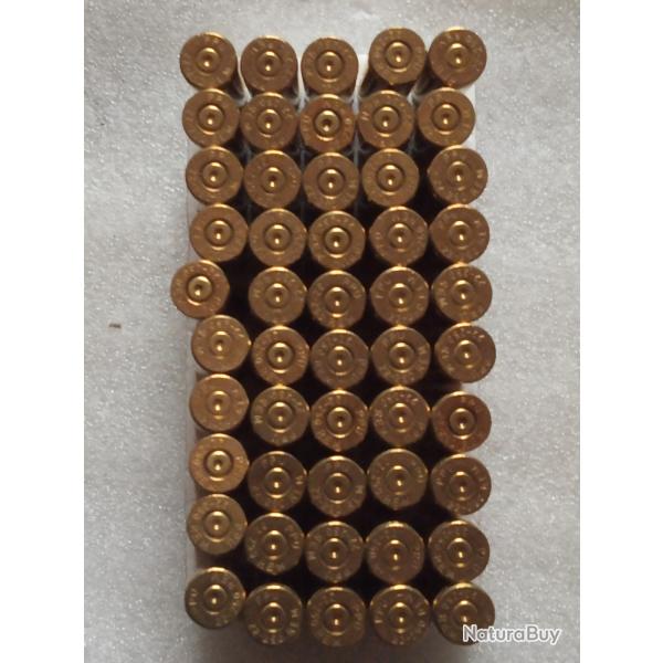 50 douilles 22-250Rem. PPU tir�es 1x