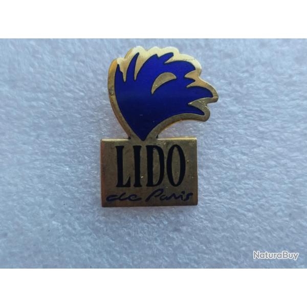PINS CABARET LIDO PARIS COULEUR BLEU