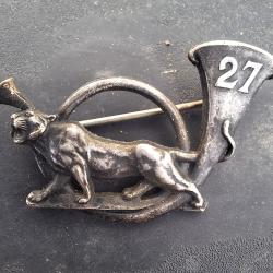 INSIGNE 27&deg; BCA BATAILLON DE CHASSEURS ALPINS - ARTHUS BERTRAND PARIS