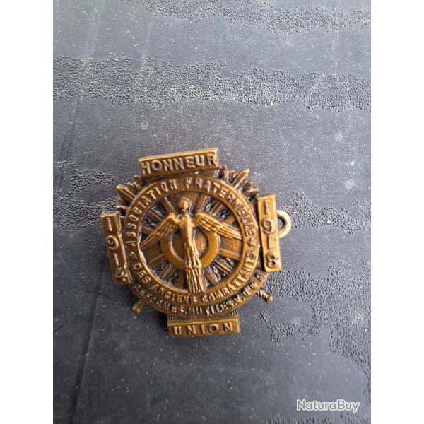 Insigne Anciens Combattants R�form�s Mutil�s 1914 1918 Arthus Bertrand