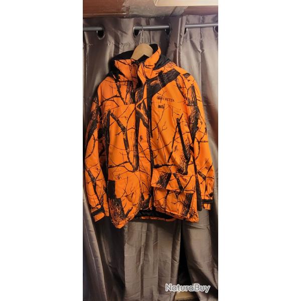 Manteau de chasse camouflage type battu taille XL