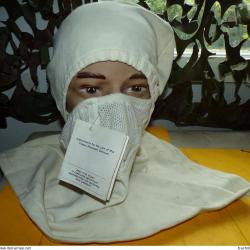 ARMEE AMERICAINE U.S: CAPUCHE ANTI FEU BLANCHE POUR PILOTE OU PERSONNEL COMBATTANT LE FEU SE PORTANT