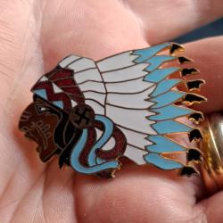 INSIGNE ESCADRILLE SPA 124 ( SIOUX ) EC 2 / 4 LA FAYETTE