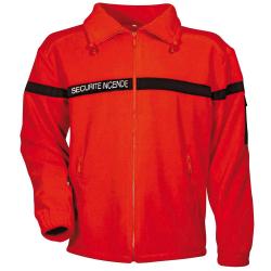Blouson polaire S&eacute;curit&eacute; Incendie ROUG
