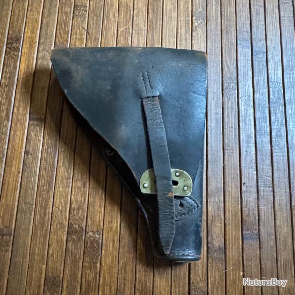 HOLSTER �TUIS CUIR POUR PA RUBIS WW2 ORIGINAL