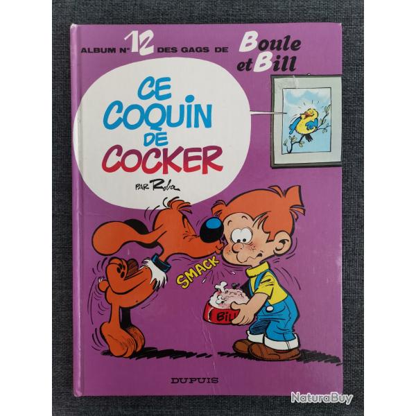 BD Boule et Bill, Ce Coquin de Cocker no 12 par Roba
