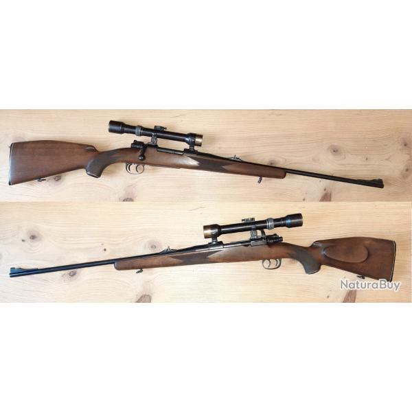 Carabine mauser artisanal autrichienne cal.30-06 avec lunette Wetzlar montage � crochet