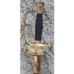 Ep&eacute;e de Contre Amiral Mle 1837 Fab. Coulaux Klingenthal Marine France WW1 ORIGINAL