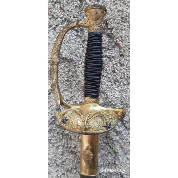 Ep�e de Contre Amiral Mle 1837 Fab. Coulaux Klingenthal Marine France WW1 ORIGINAL