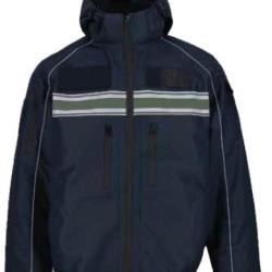 Blouson tout temps bandes vertes FUSION