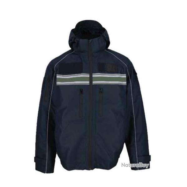 Blouson tout temps bandes vertes FUSION