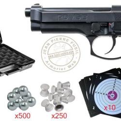 Pack pistolet &agrave; plomb CO2 4.5 mm Dual CROSMAN PDM9B - Blowback (2,7 joules)